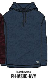 Burlebo Marsh Camo Performance Hoodie