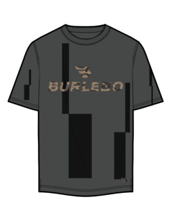 Burlebo Youth Go To Tee Gunmetal Grey & Gauge Camo